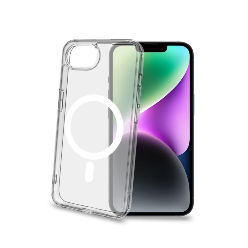 Celly TPU Cover with MAG for Apple iPhone 16e White