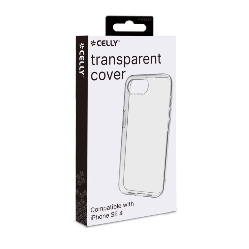 Celly TPU Cover for Apple iPhone 16e Transparent - Image 2