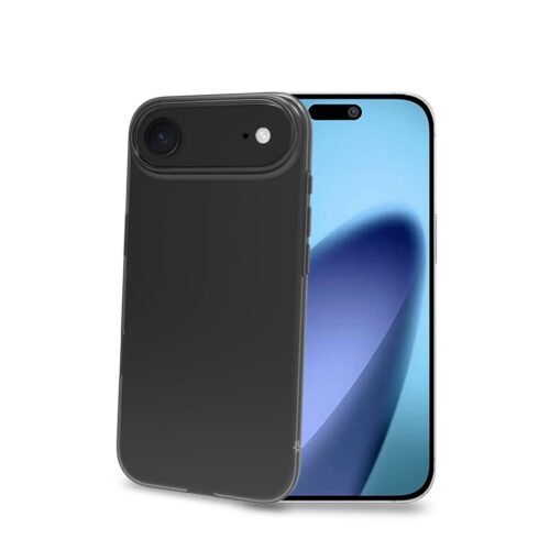 Celly TPU Cover for Apple iPhone 17 Air Black Transparent - Image 2