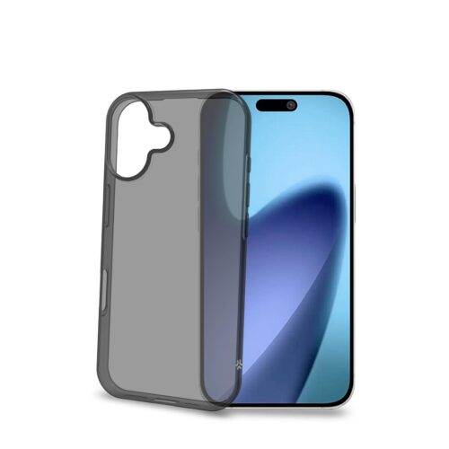 Celly TPU Cover for Apple iPhone 17 Black Transparent