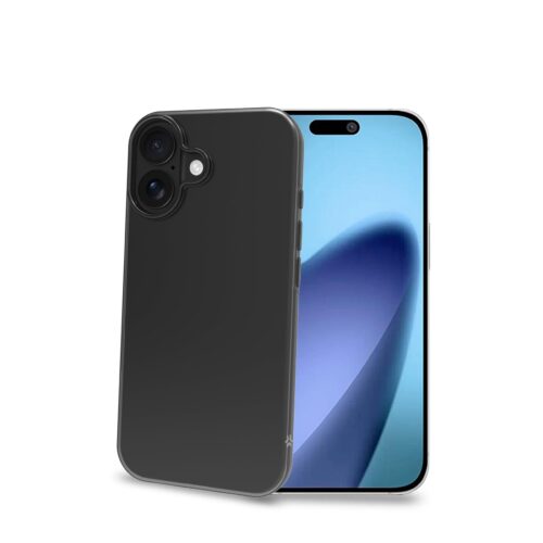 Celly TPU Cover for Apple iPhone 17 Black Transparent - Image 2