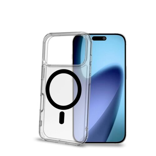 Celly TPU Cover with MAG for Apple iPhone 17 Pro Black
