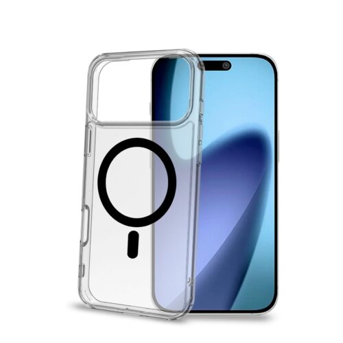 Celly TPU Cover with MAG for Apple iPhone 17 Pro Max Black