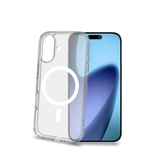 Celly TPU Cover with MAG for Apple iPhone 17 White