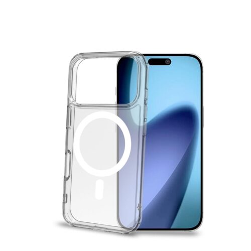 Celly TPU Cover with MAG for Apple iPhone 17 Pro White