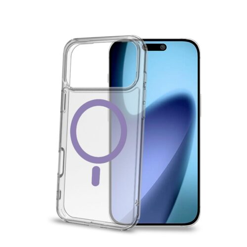 Celly TPU Cover with MAG for Apple iPhone 17 Pro Max Violet