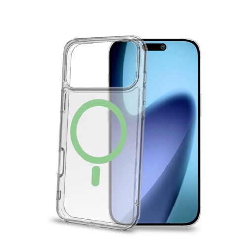 Celly TPU Cover with MAG for Apple iPhone 17 Pro Max Green