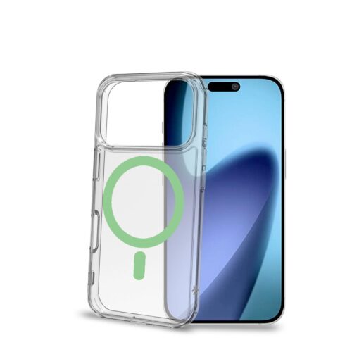 Celly TPU Cover with MAG for Apple iPhone 17 Pro Green