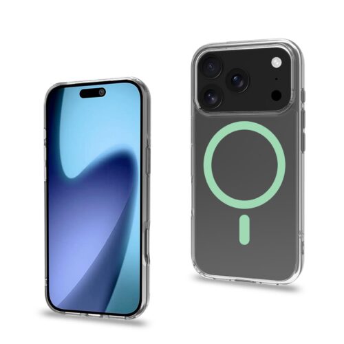 Celly TPU Cover with MAG for Apple iPhone 17 Pro Green - Image 4