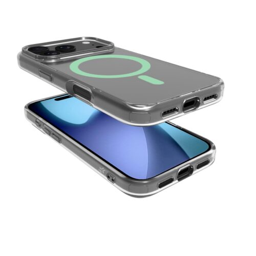 Celly TPU Cover with MAG for Apple iPhone 17 Pro Green - Image 2