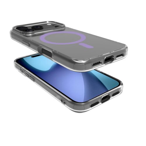Celly TPU Cover with MAG for Apple iPhone 17 Pro Violet - Image 3