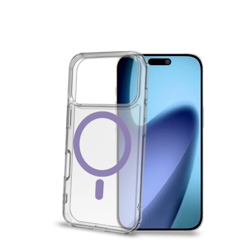 Celly TPU Cover with MAG for Apple iPhone 17 Pro Violet