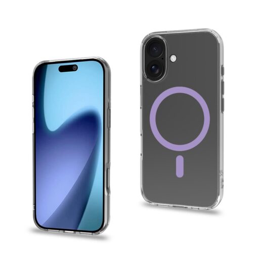 Celly TPU Cover with MAG for Apple iPhone 17 Violet - Image 3