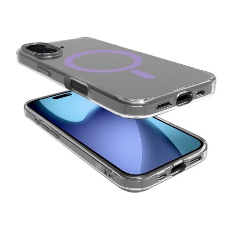 Celly TPU Cover with MAG for Apple iPhone 17 Violet - Image 2