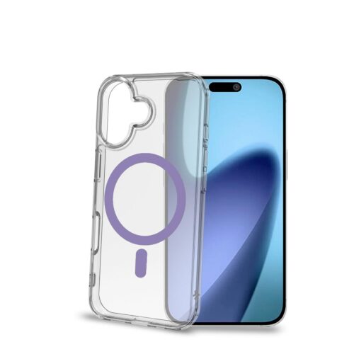 Celly TPU Cover with MAG for Apple iPhone 17 Violet