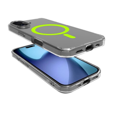Celly TPU Cover with MAG for Apple iPhone 17 Yellow - Image 2