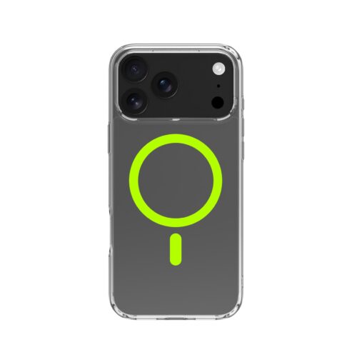 Celly TPU Cover with MAG for Apple iPhone 17 Pro Max Yellow - Image 2