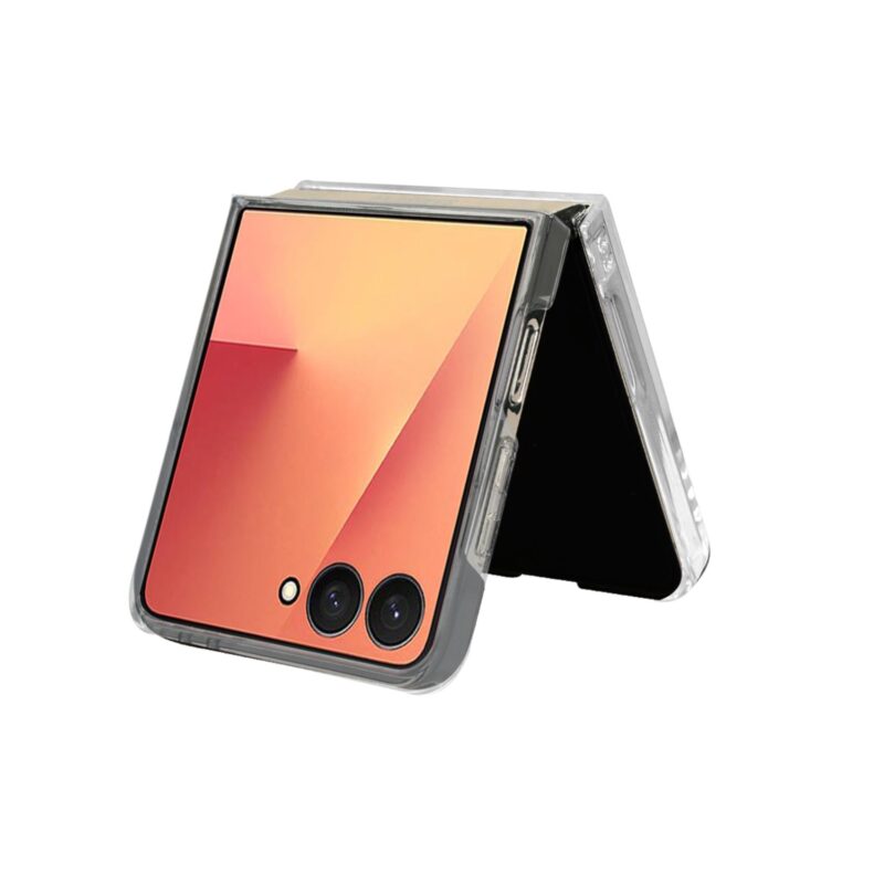 Celly Clear Folding Case for Samsung Galaxy Z Flip7 Transparent - Image 3
