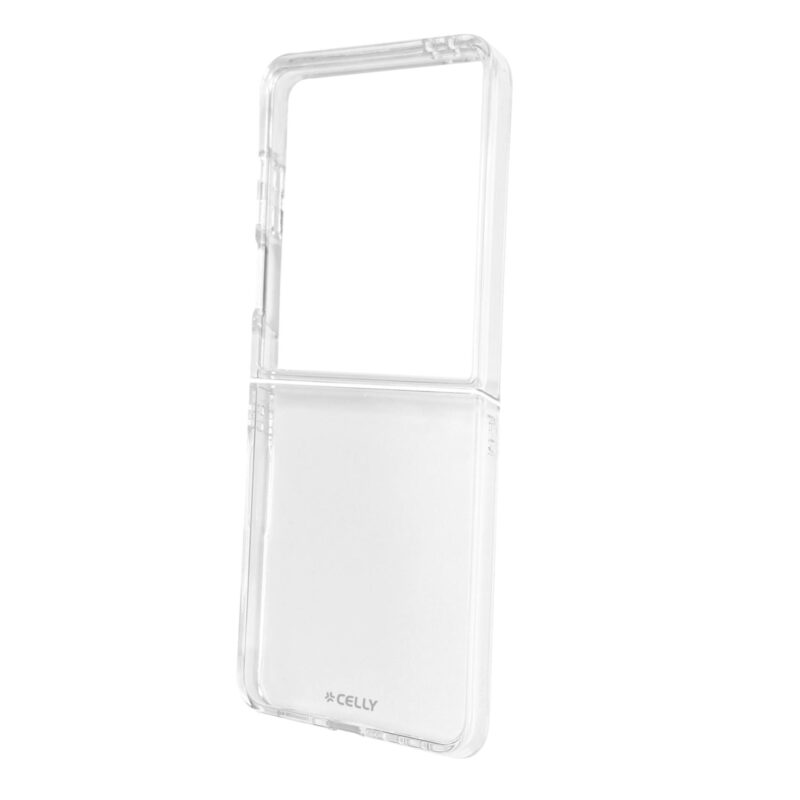 Celly Clear Folding Case for Samsung Galaxy Z Flip7 Transparent