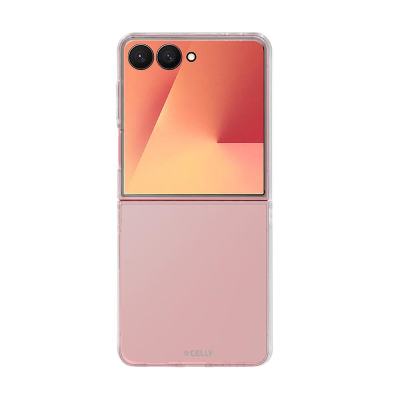 Celly Clear Folding Case for Samsung Galaxy Z Flip7 Transparent - Image 2