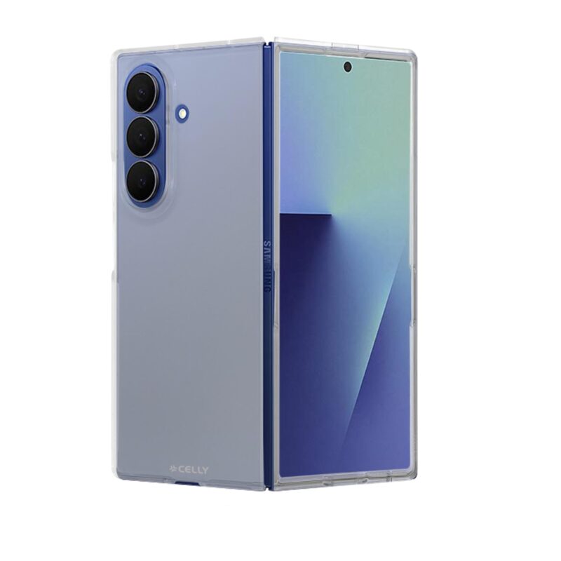 Celly Clear Folding Case for Samsung Galaxy Z Fold7 Transparent