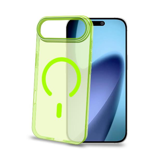 Celly ColorMag Cover for Apple iPhone 17 Air Yellow