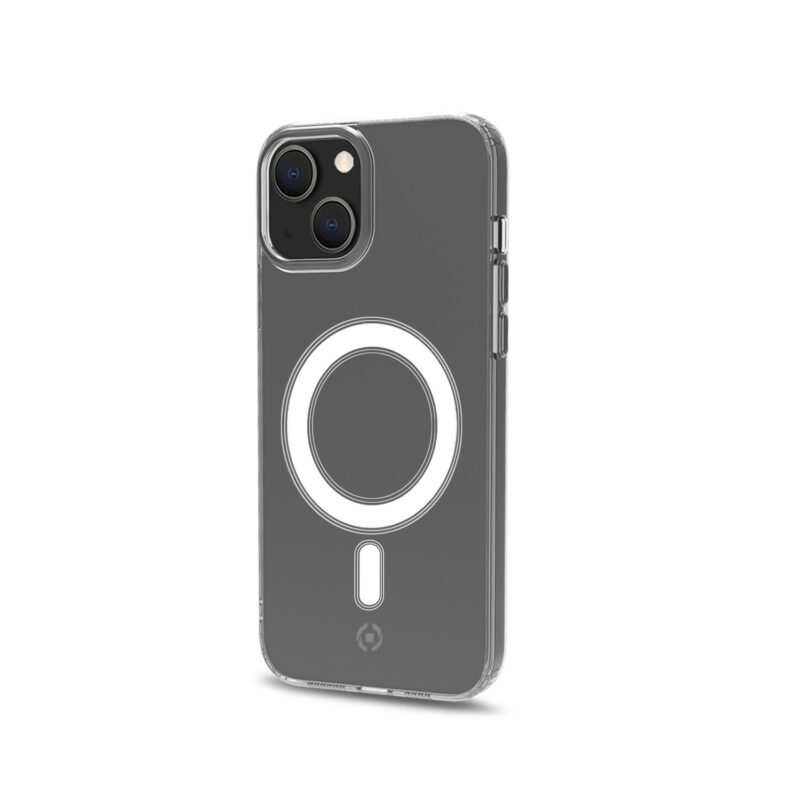 Celly TPU Cover with MAG for Apple iPhone 14 Transparent