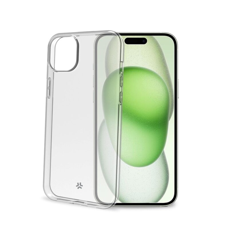 Celly TPU Cover for Apple iPhone 15 Plus Transparent
