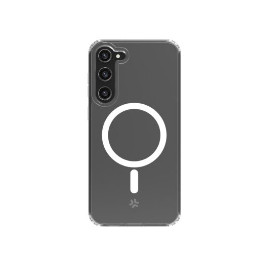 Celly TPU Cover with MAG for Samsung Galaxy S23+ Transparent - Image 2