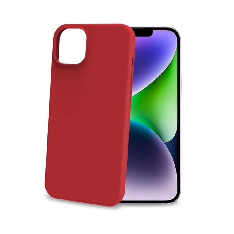 Celly Cromo Case for Apple iPhone 15 Plus Red