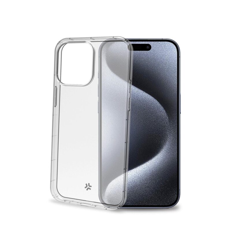 Celly Hexagel for Apple iPhone 15 Pro Transparent