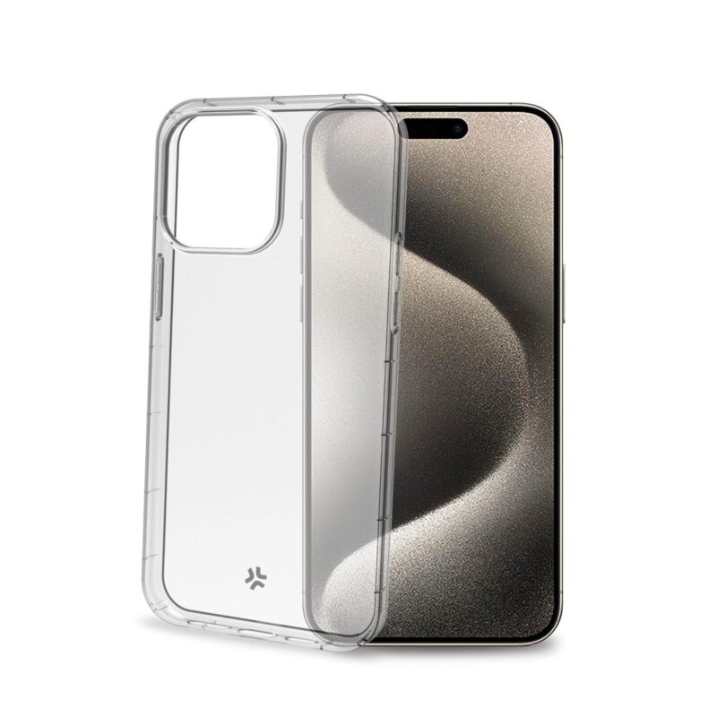 Celly Hexagel for Apple iPhone 15 Pro Max Transparent