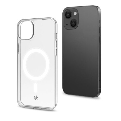 Celly TPU Cover with MAG for Apple iPhone 15 Transparent - Image 2