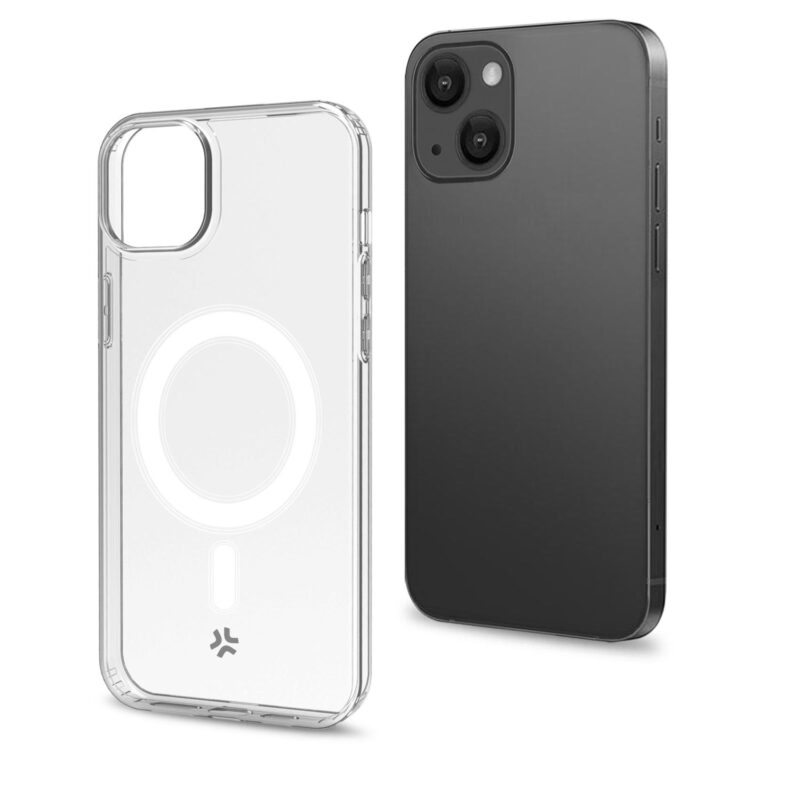 Celly TPU Cover with MAG for Apple iPhone Plus 15 Transparent - Image 2
