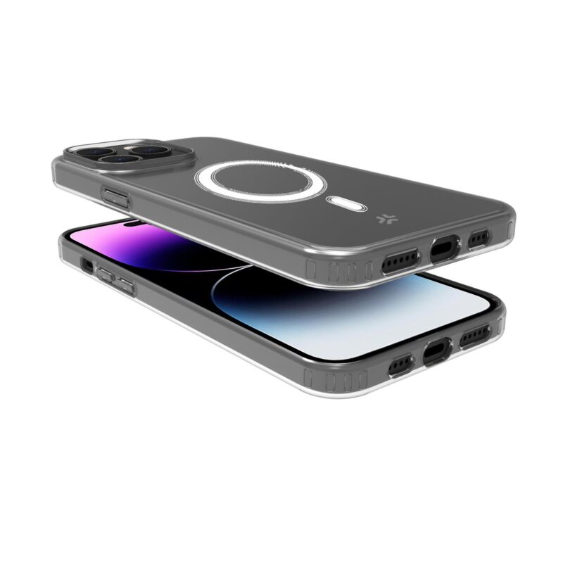 Celly TPU Cover with MAG for Apple iPhone 15 Pro Max Transparent - Image 3