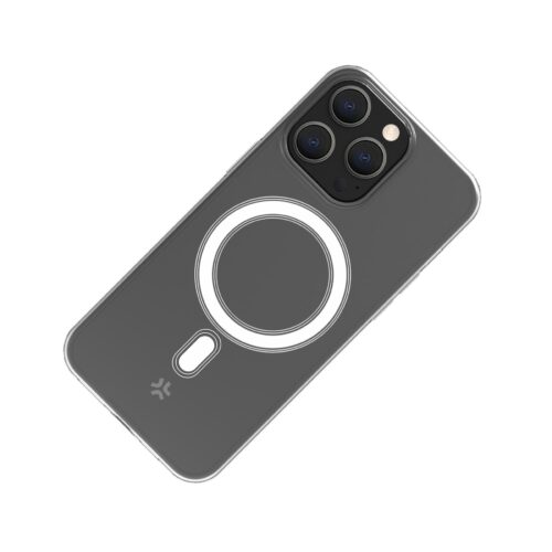 Celly TPU Cover with MAG for Apple iPhone 15 Pro Max Transparent - Image 2