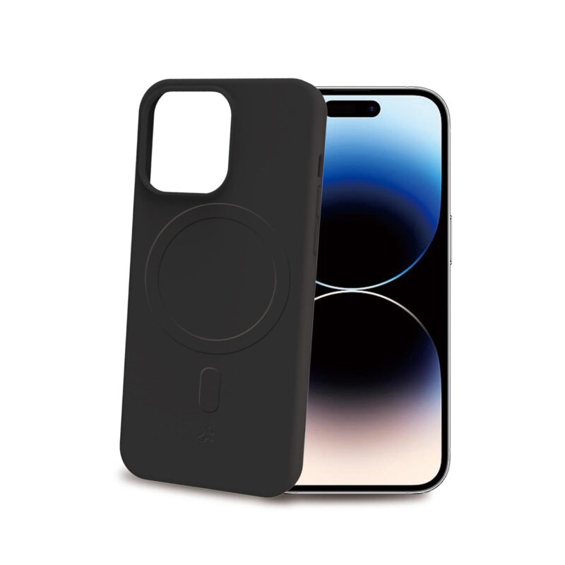 Celly Cromo with MAG for Apple iPhone 15 Pro Black