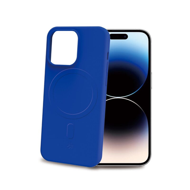 Celly Cromo with MAG for Apple iPhone 15 Pro Blue