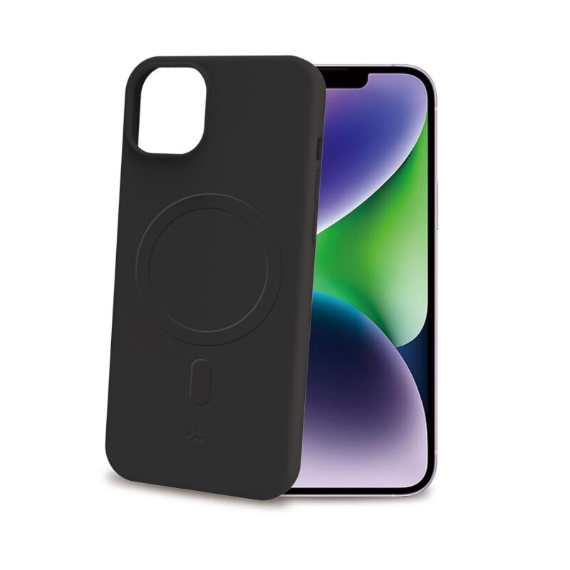 Celly Cromo with MAG for Apple iPhone 15 Plus Black