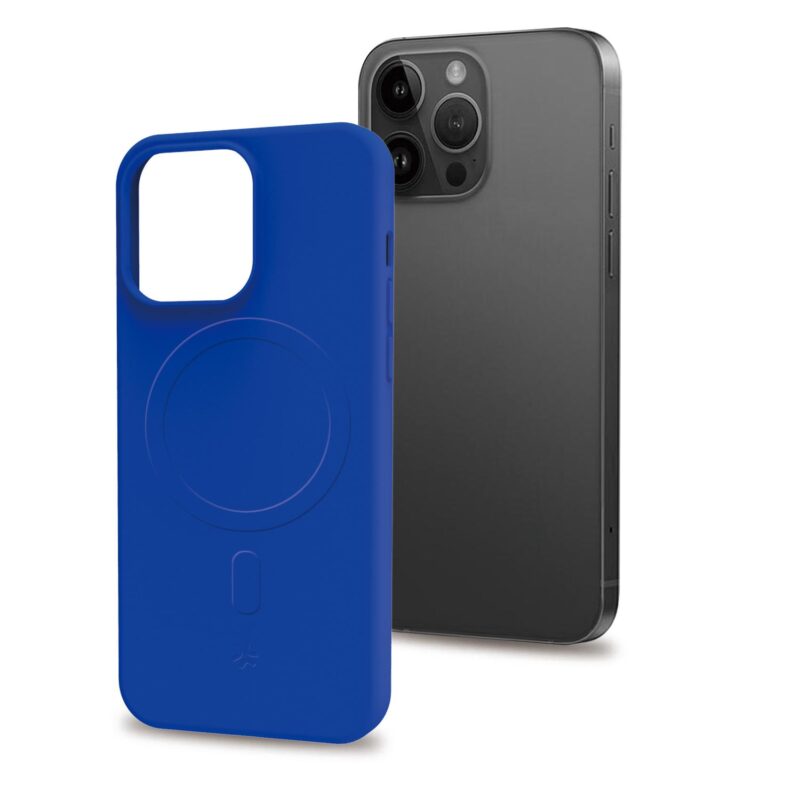 Celly Cromo with MAG for Apple iPhone 15 Pro Max Blue - Image 2