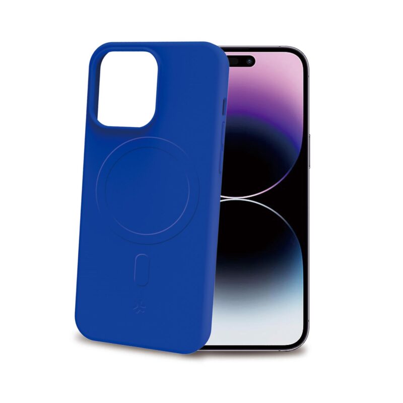 Celly Cromo with MAG for Apple iPhone 15 Pro Max Blue