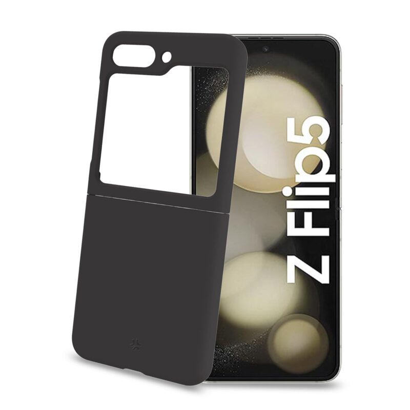 Celly Cromo Case for Samsung Galaxy Z Flip5 Black