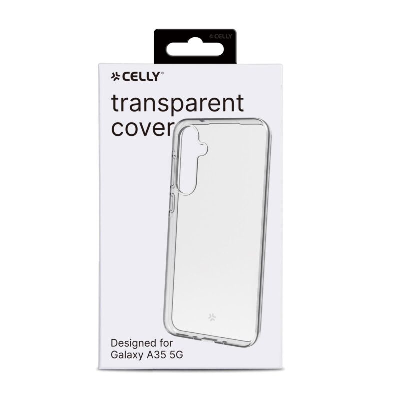 Celly TPU Cover for Samsung Galaxy A35 5G Transparent - Image 2