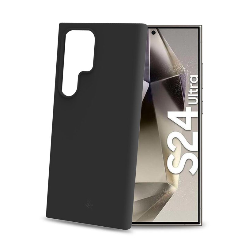Celly Cromo Case for Samsung Galaxy S24 Ultra 5G Black