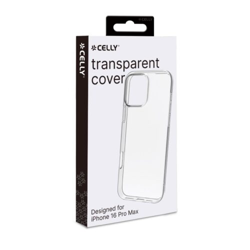 Celly TPU Cover for Apple iPhone 16 Pro Max Transparent - Image 2