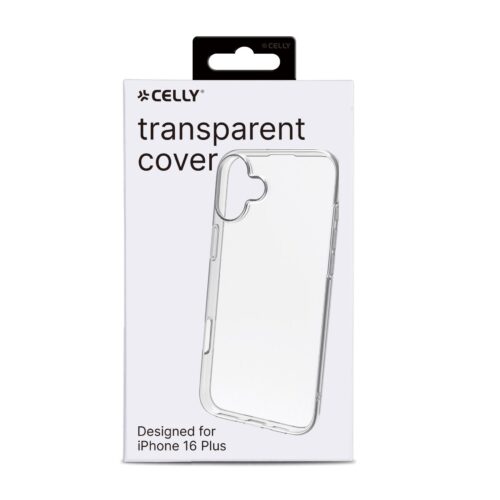 Celly TPU Cover for Apple iPhone 16 Plus Transparent - Image 2