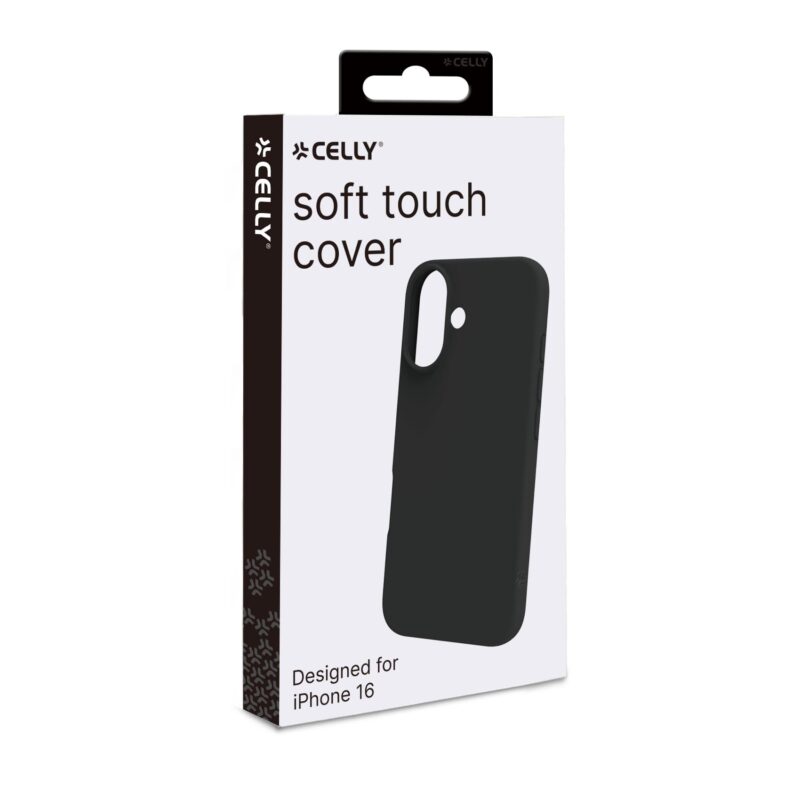 Celly Cromo Case for Apple iPhone 16 Black - Image 2