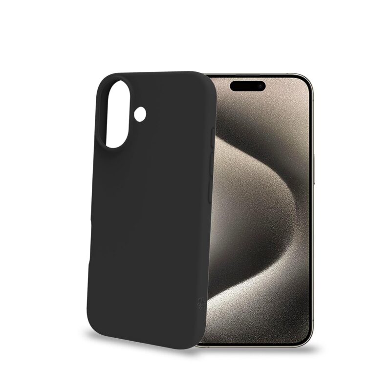 Celly Cromo Case for Apple iPhone 16 Black