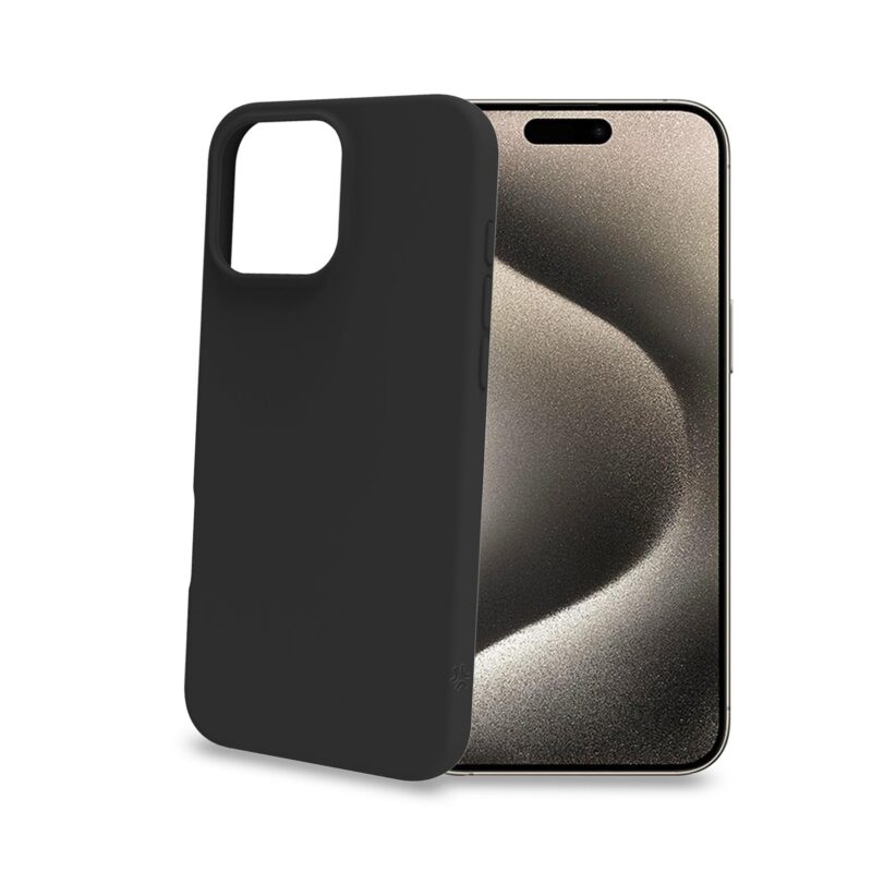 Celly Cromo Case for Apple iPhone 16 Pro Max Black