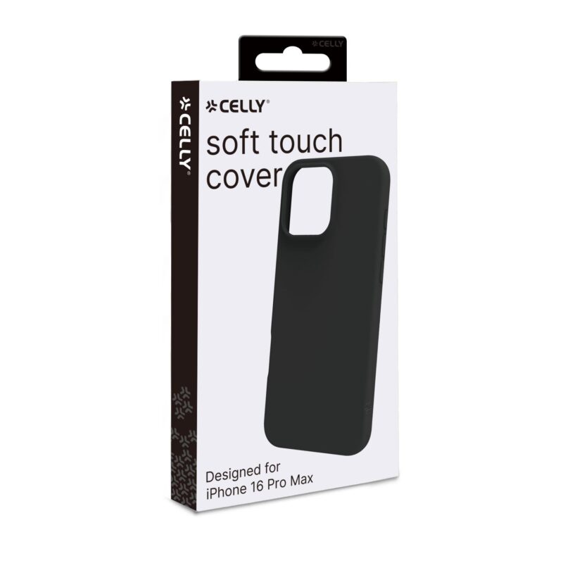 Celly Cromo Case for Apple iPhone 16 Pro Max Black - Image 2